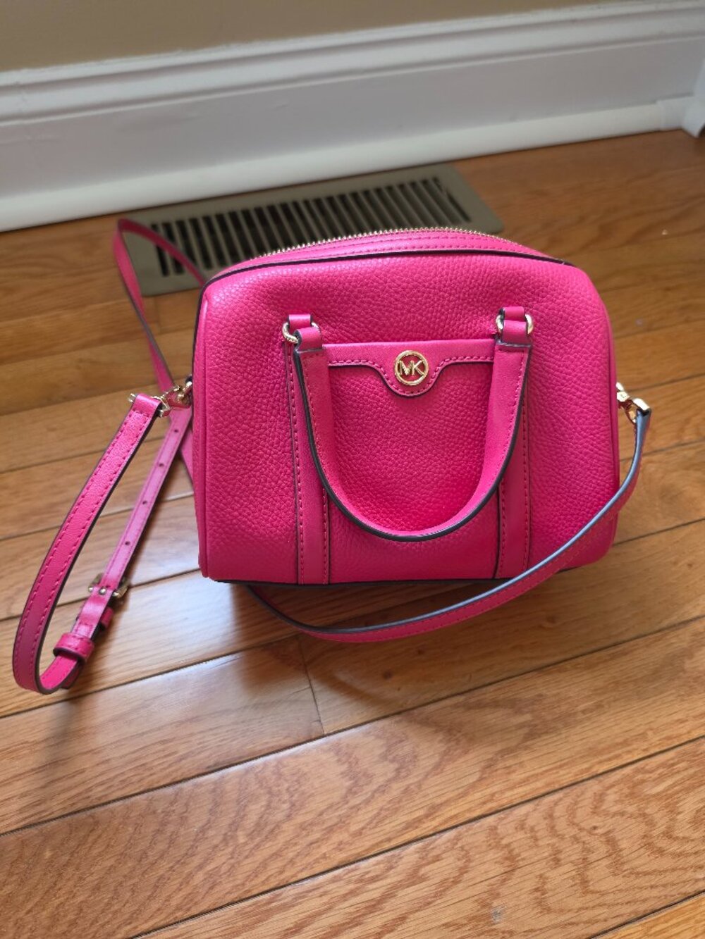 Michael Kors Travel Small Duffle Crossbody Bag Pink